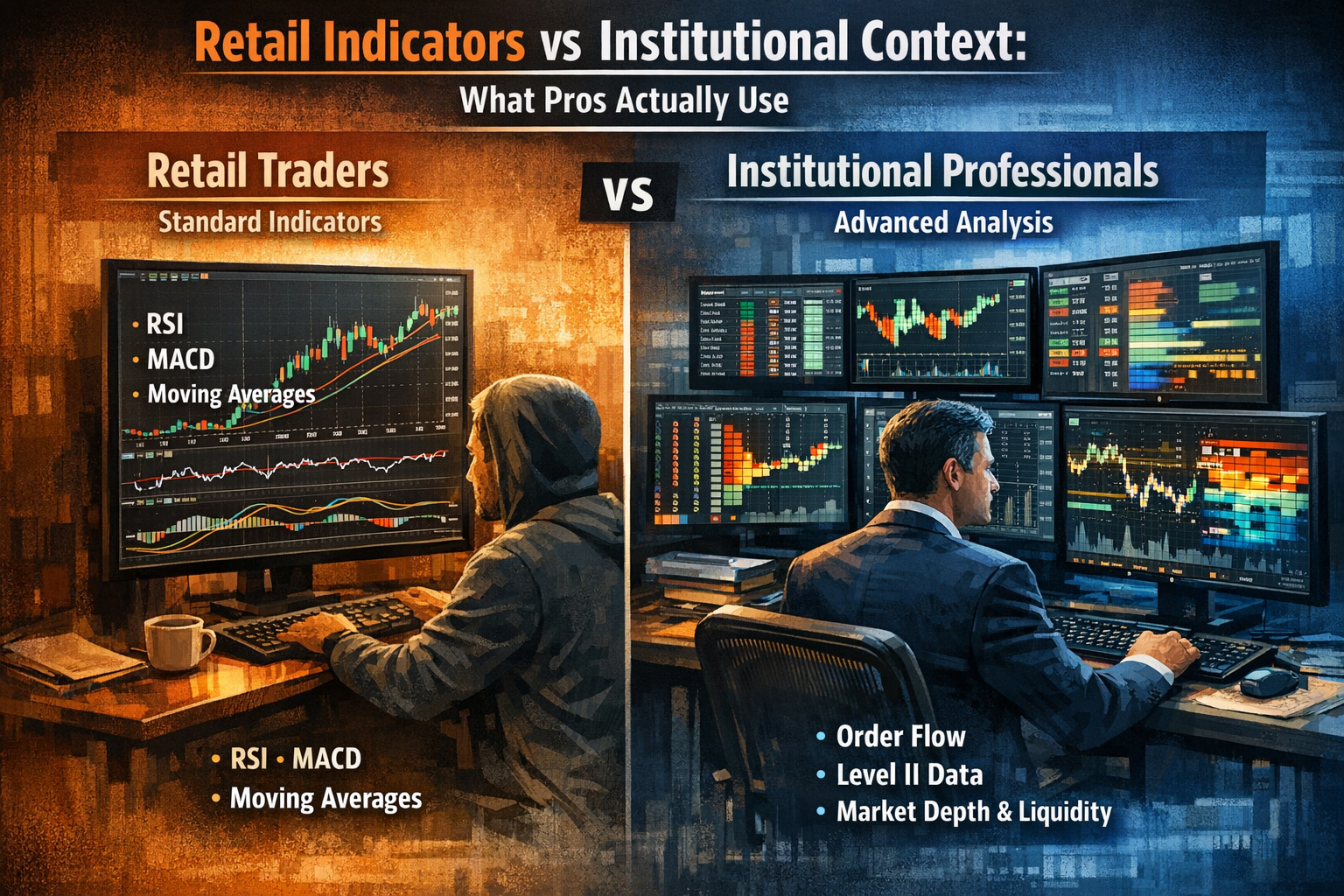 Retail Indicators vs Institutional Context: What Pros Actually Use