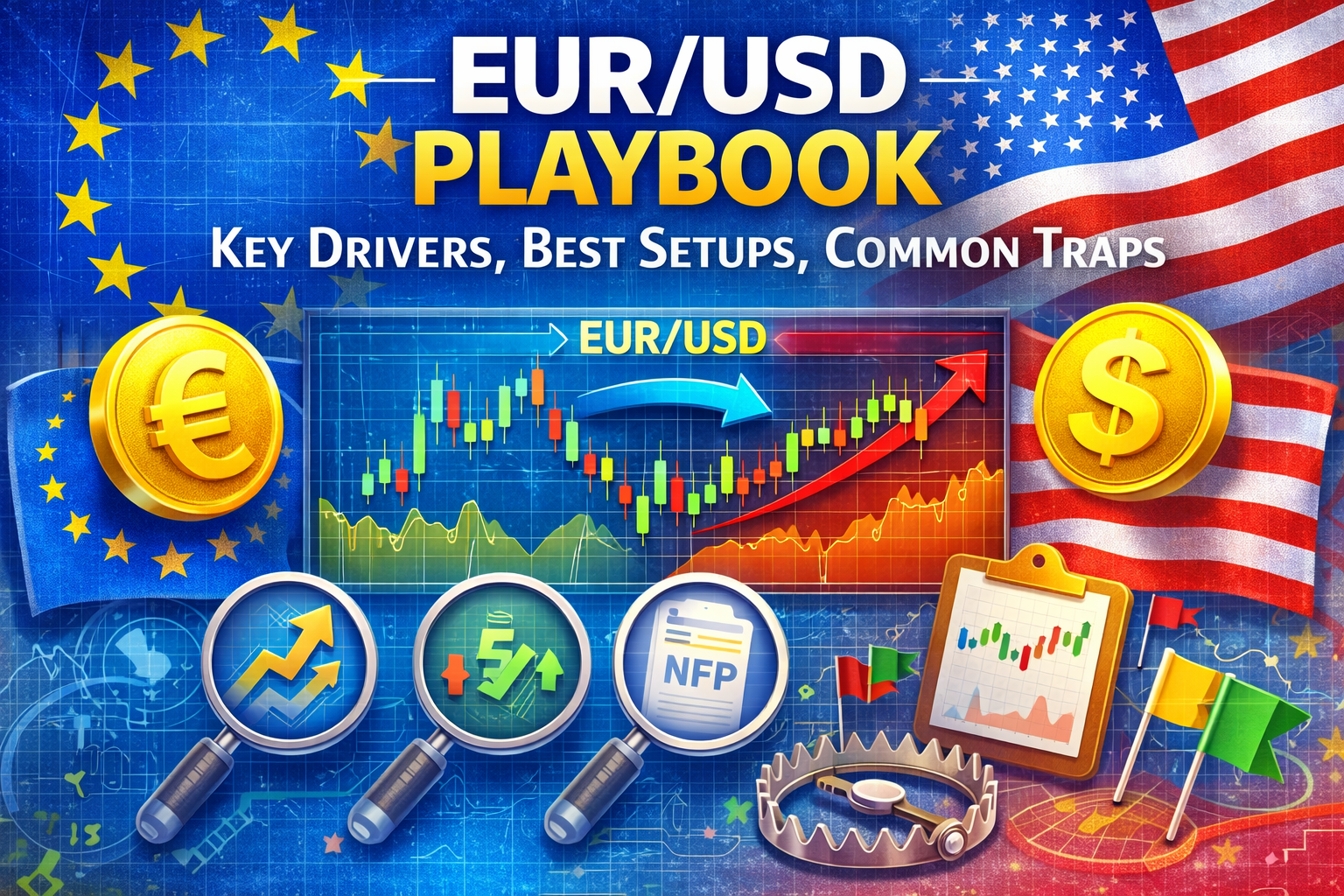 EUR/USD Playbook: Key Drivers, Best Setups, Common Traps