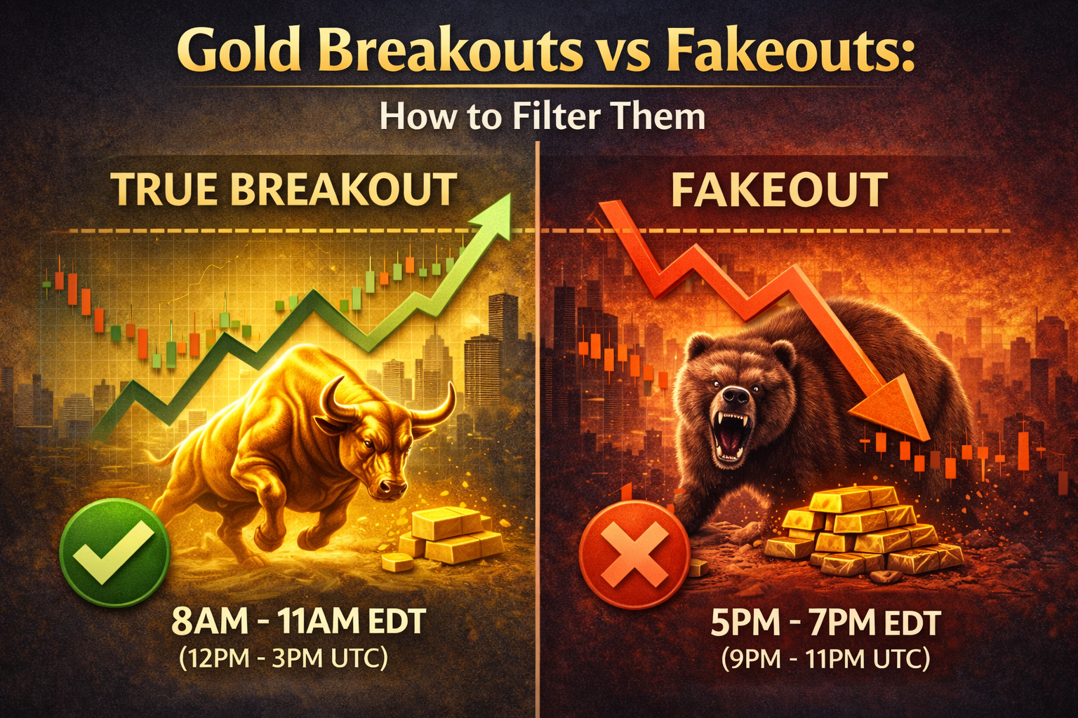 Gold Breakouts vs Fakeouts: How to Filter Them