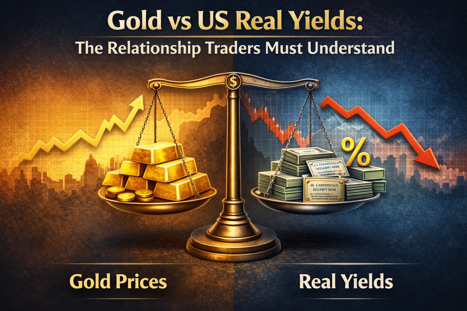 Gold vs US Real Yields: The Relationship Traders Must Understand