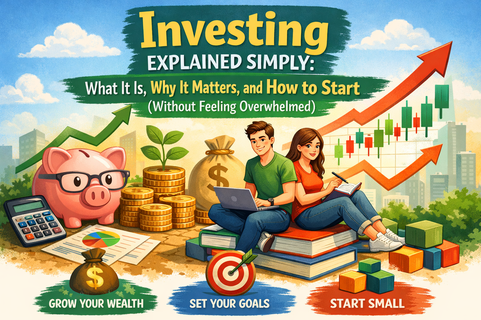 Investing Explained Simply: What It Is, Why It Matters, and How to Start (Without Feeling Overwhelmed)