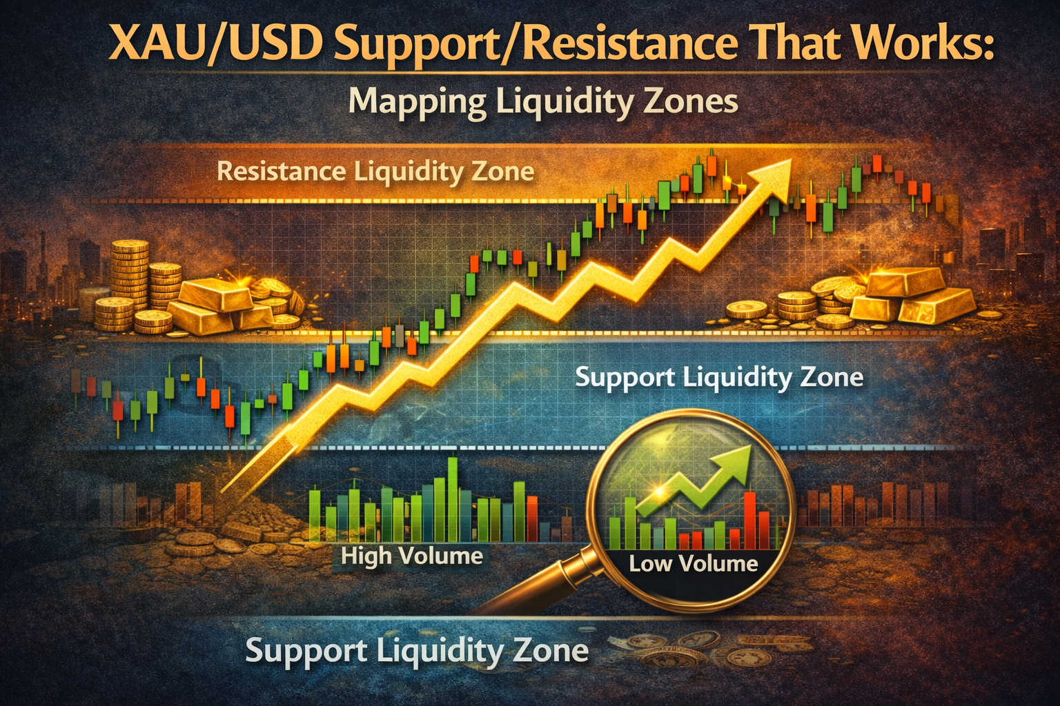 XAU/USD Support/Resistance That Works: Mapping Liquidity Zones