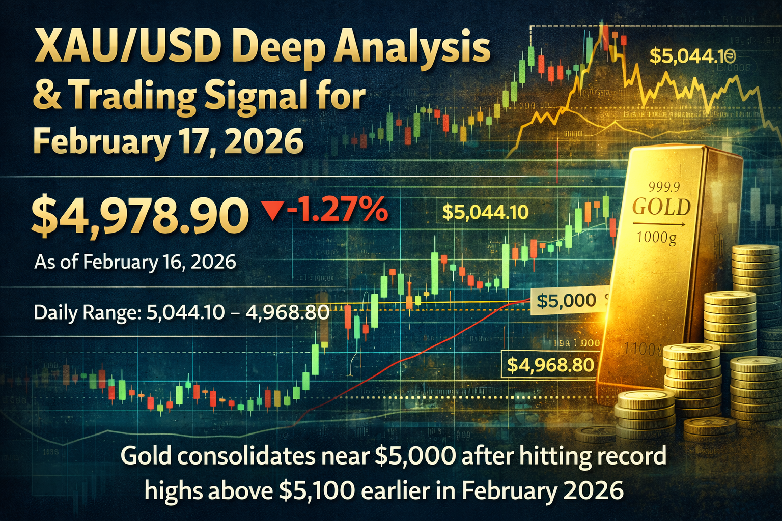 XAU/USD Deep Analysis & Trading Signal for February 17, 2026