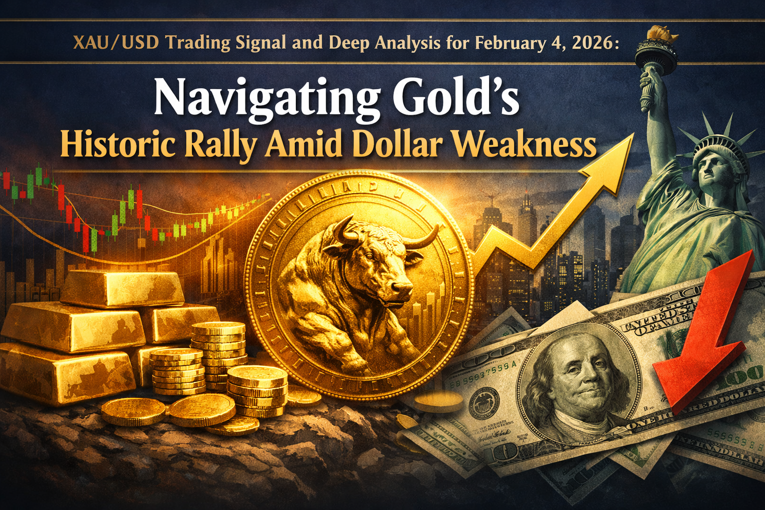 XAU/USD Trading Signal and Deep Analysis for February 4, 2026: Navigating Gold's Historic Rally Amid Dollar Weakness