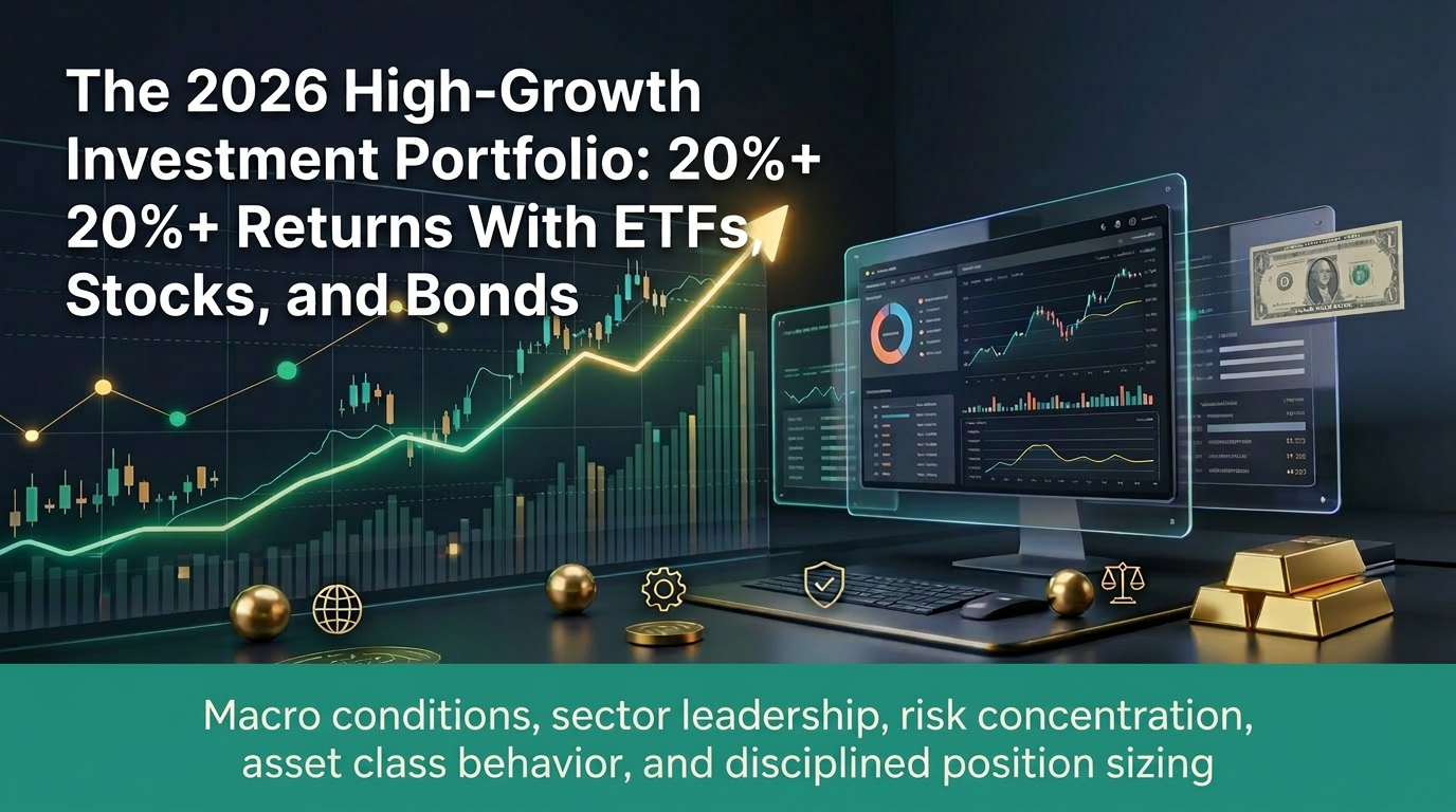 The 2026 High-Growth Investment Portfolio: 20%+ Returns With ETFs, Stocks, and Bonds