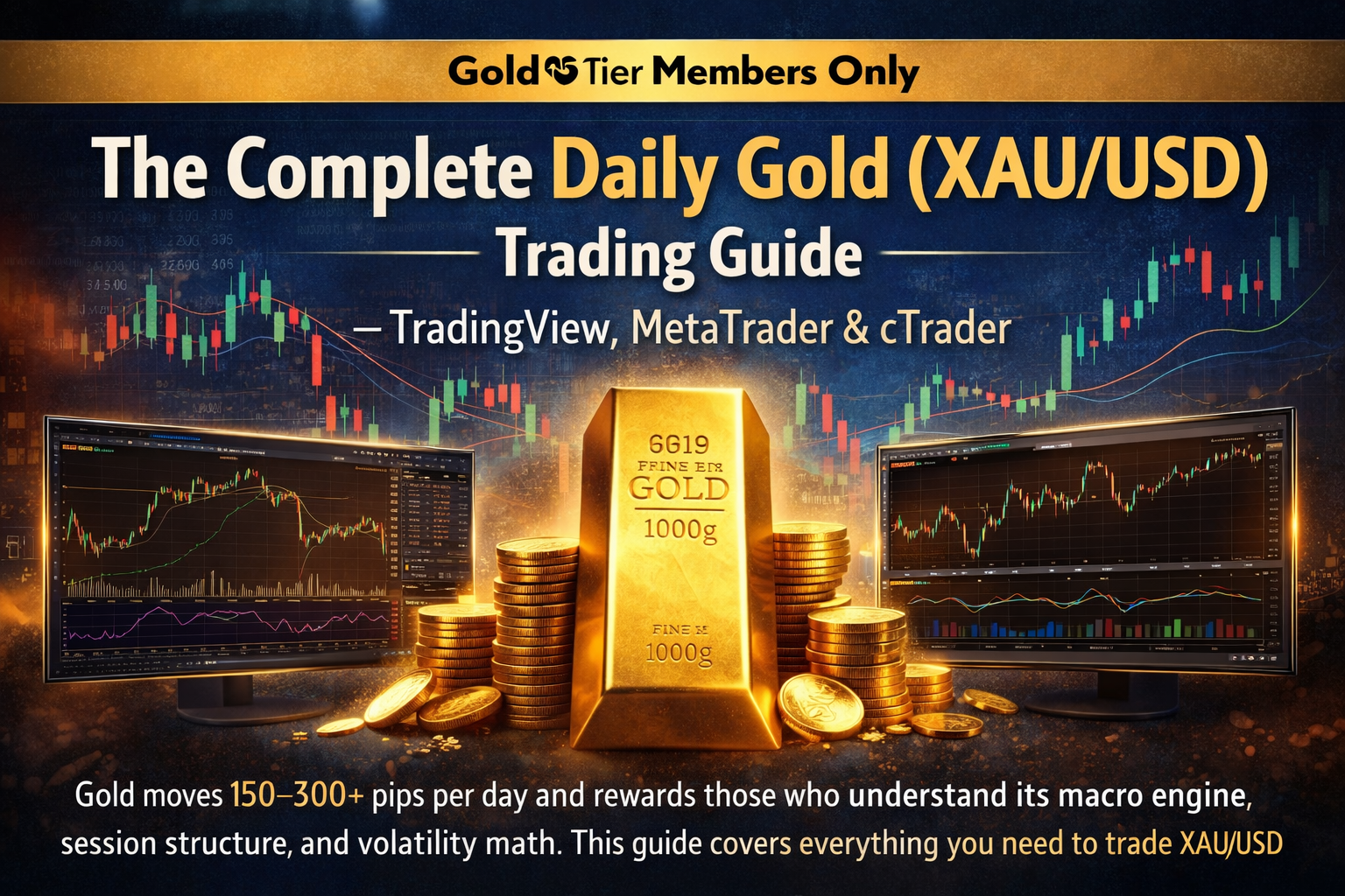 The Complete Daily Gold (XAU/USD) Trading Guide — TradingView, MetaTrader & cTrader