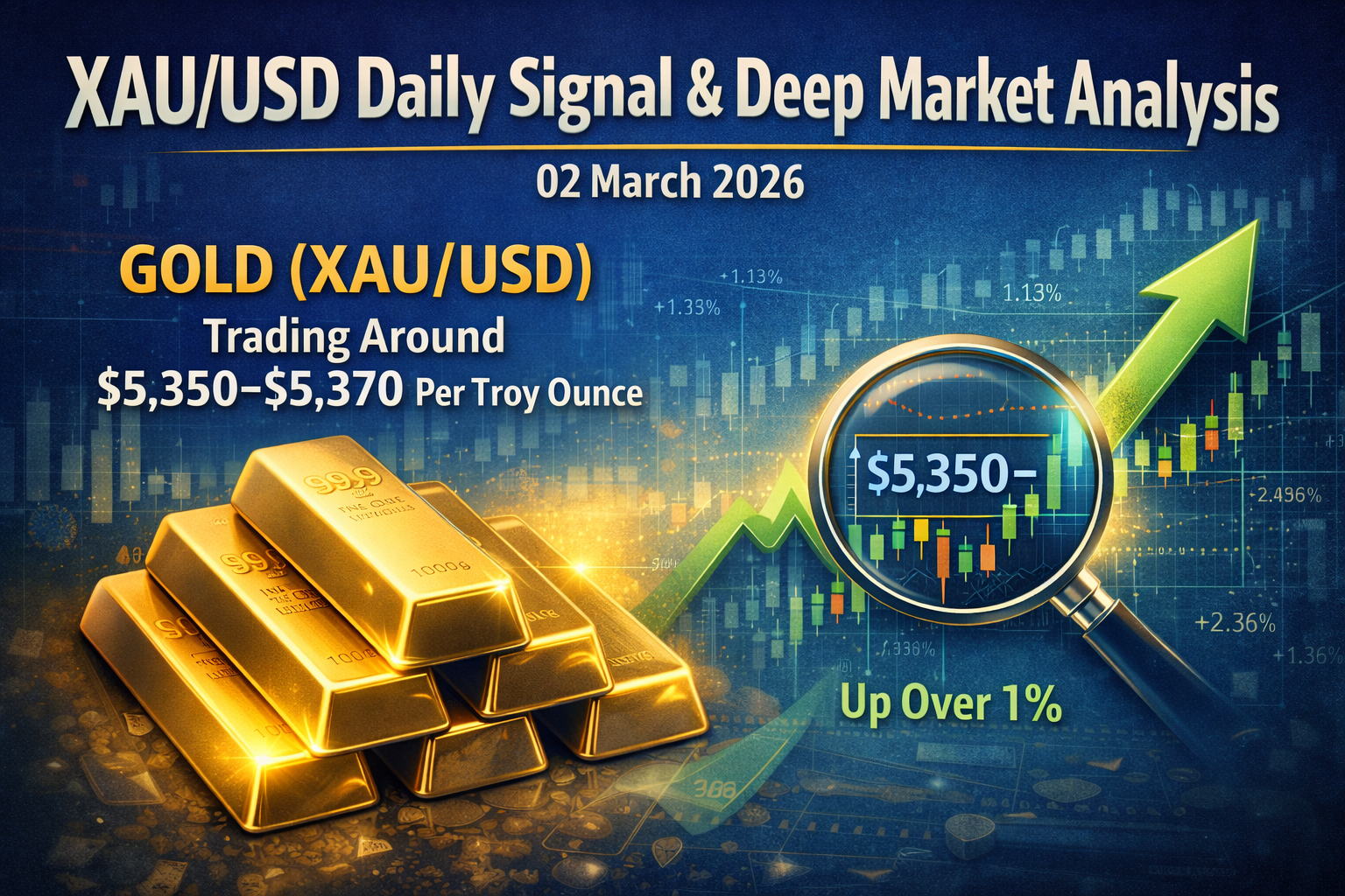 XAU/USD Daily Signal & Deep Market Analysis — 02 March 2026