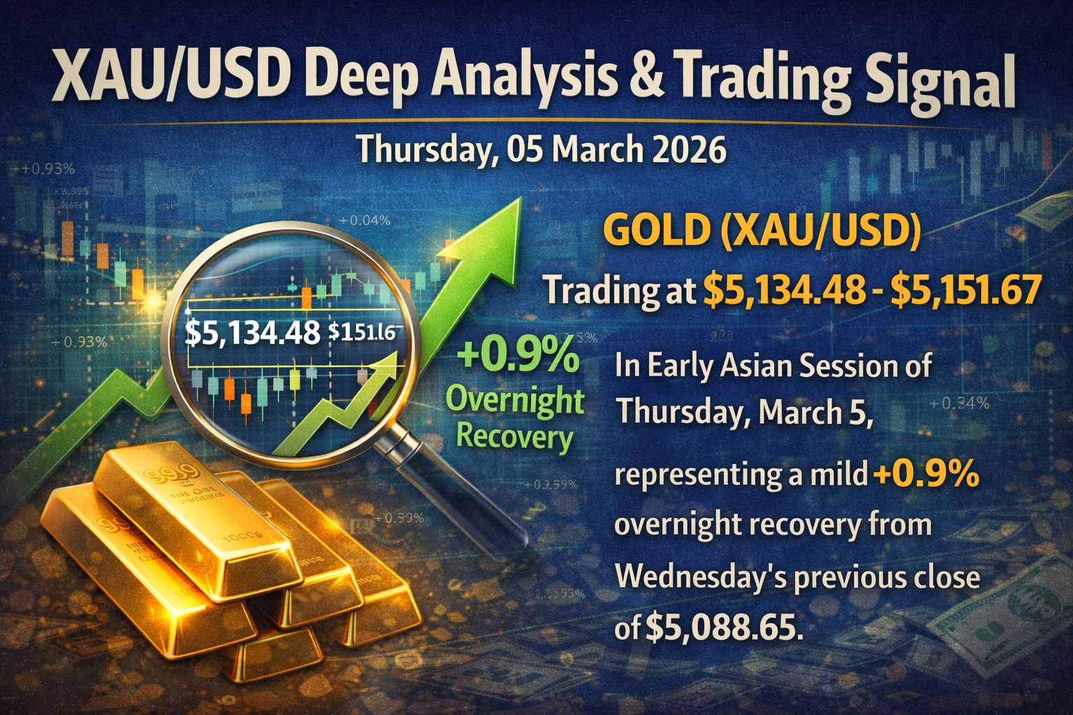 XAU/USD Deep Analysis & Trading Signal — Thursday, 05 March 2026