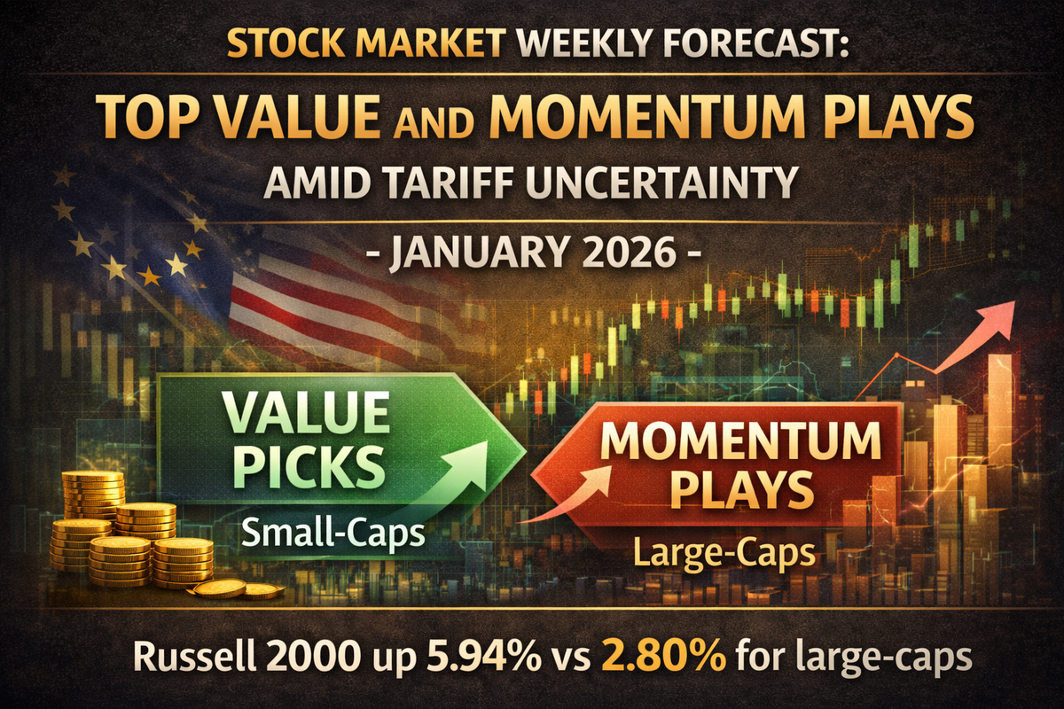 Stock Market Weekly Forecast: Top Value and Momentum Plays Amid Tariff Uncertainty - January 2026