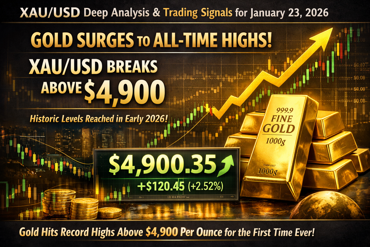 XAU/USD Deep Analysis & Trading Signals for January 23, 2026