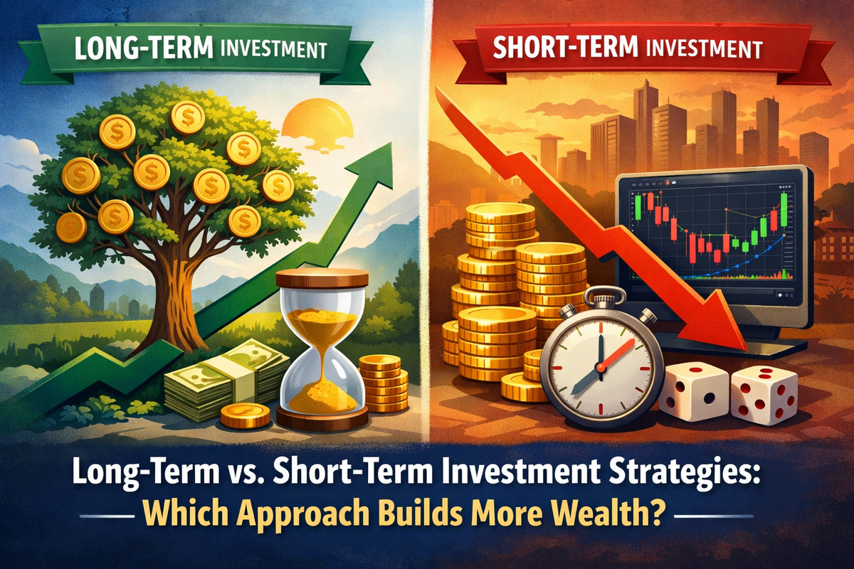 Long-Term vs. Short-Term Investment Strategies: Which Approach Builds More Wealth?