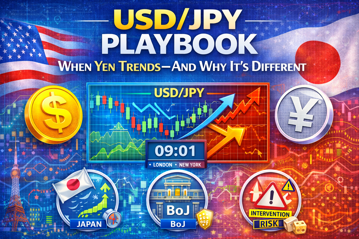 USD/JPY Playbook: When Yen Trends—And Why It’s Different