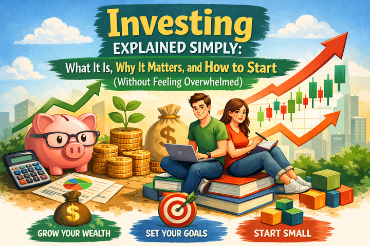 Investing Explained Simply: What It Is, Why It Matters, and How to Start (Without Feeling Overwhelmed)